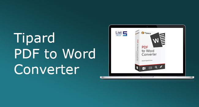 tipard pdf to word converter