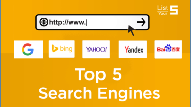 top 5 best search engine in the world wide