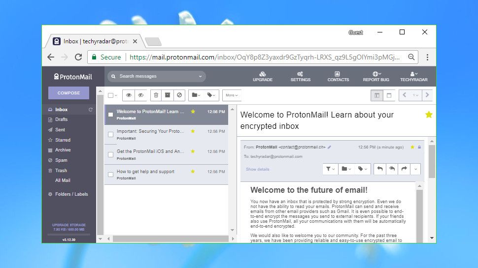ProtonMail best email service provider